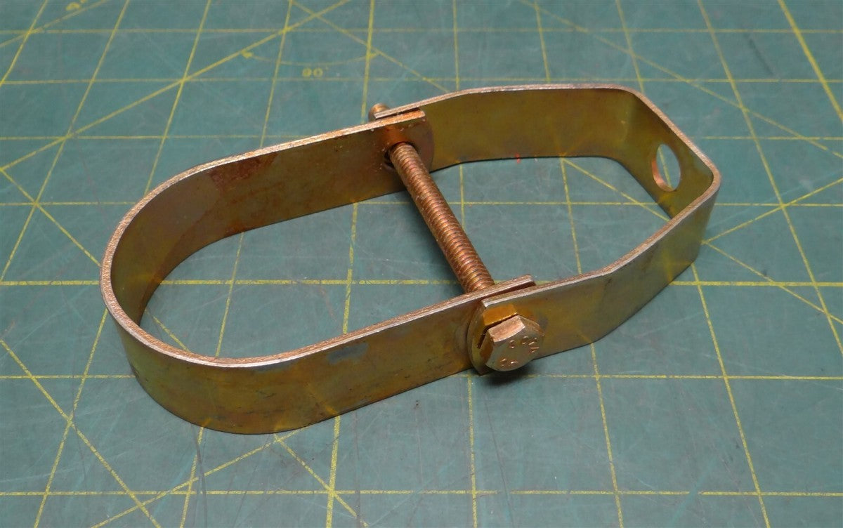 2" Zinc Plated Steel Clevis Hanger, 5" Length, 3-1/4" Width, 7/8" Height