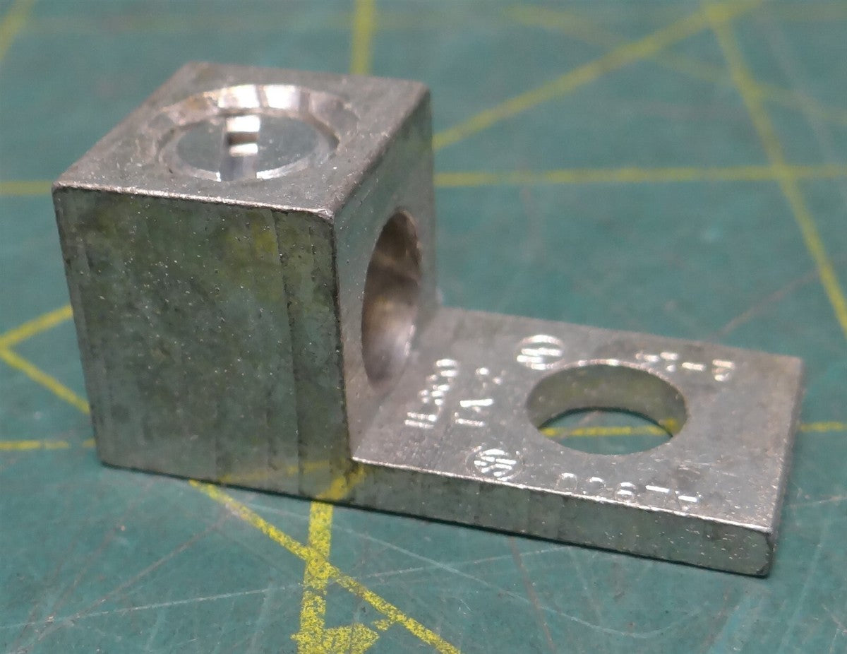 ILSCO Mechanical Lug TA-2 2-14 AWG Tin Plated Aluminum/Copper 1 Port 1 Hole