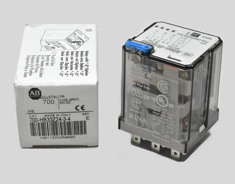 Allen-Bradley 700-HB33Z24-3-4 Ice Cube 11-Blade Relay New