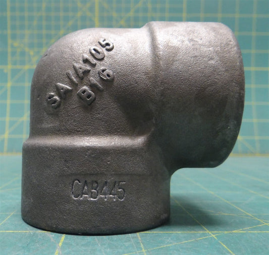 1-1/2" Pipe Size 3M Forged Steel B16 SA/A105 Socket Weld 90° Elbow Fitting