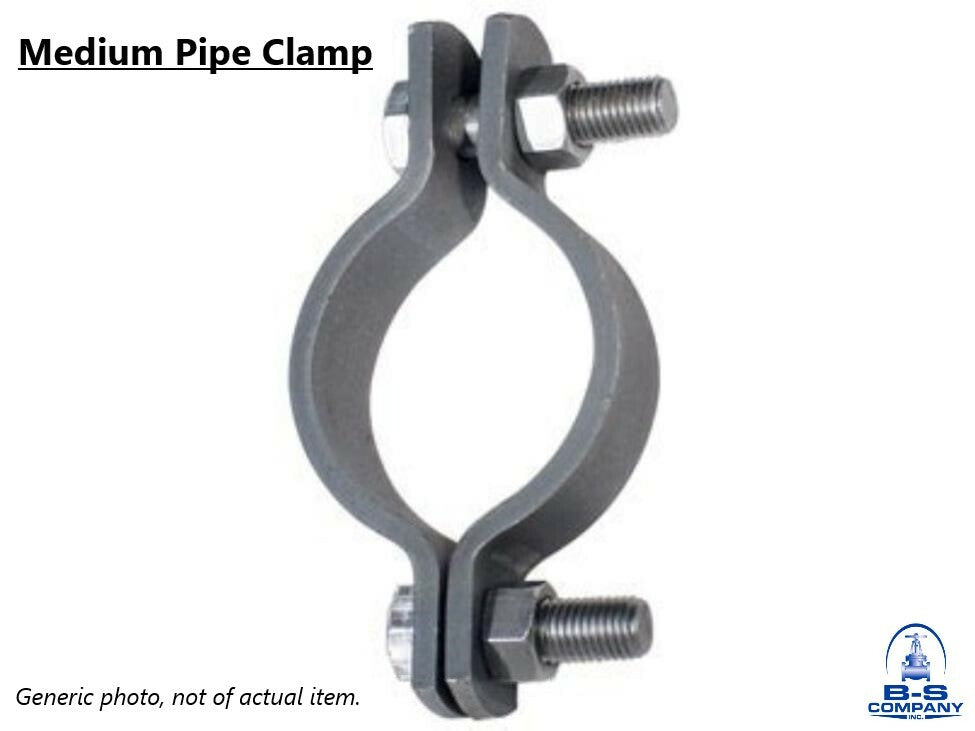 Medium Pipe Clamp Style 212 6" IPS (6.625 O.D.) w/ Gray Epoxy Coating 
