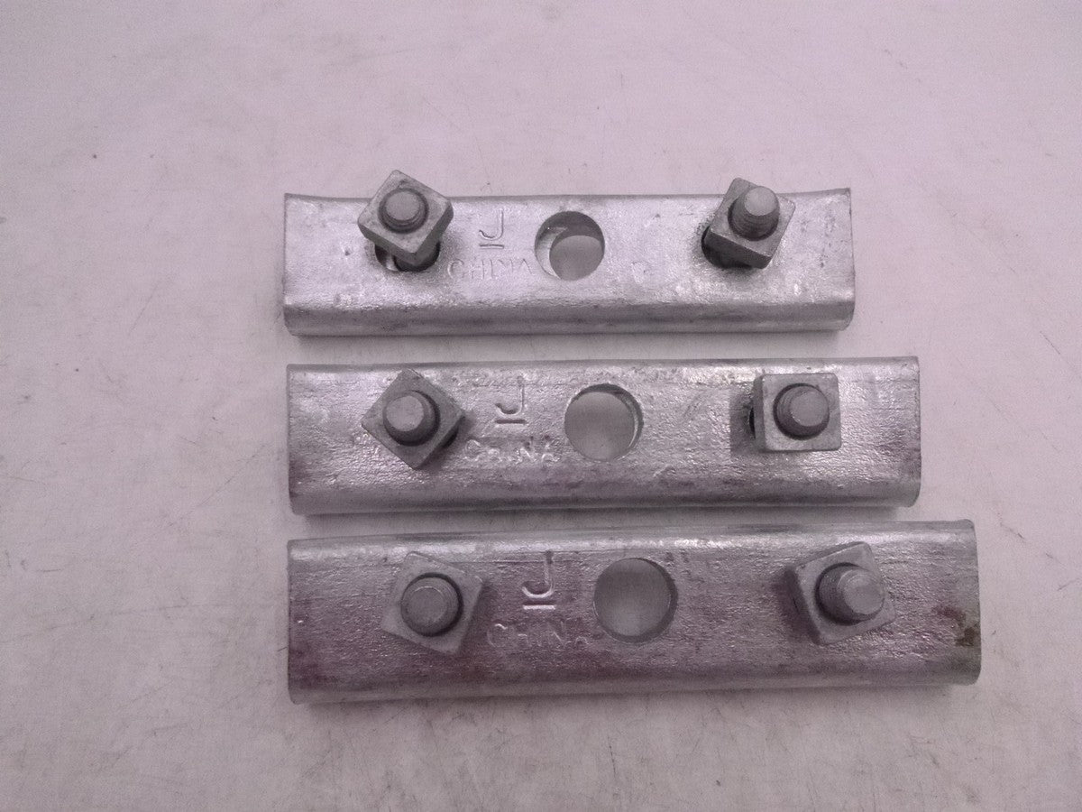 3 Pack J Series Curved Suspension Clamp Galvanized  OAL 7"