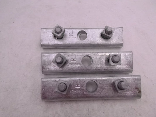 3 Pack J Series Curved Suspension Clamp Galvanized  OAL 7"