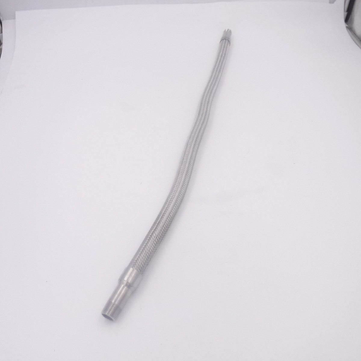 30.5" OAL x 1" OD Stainless Steel Braided Flexible Hose M20x1.75 Threaded Ends