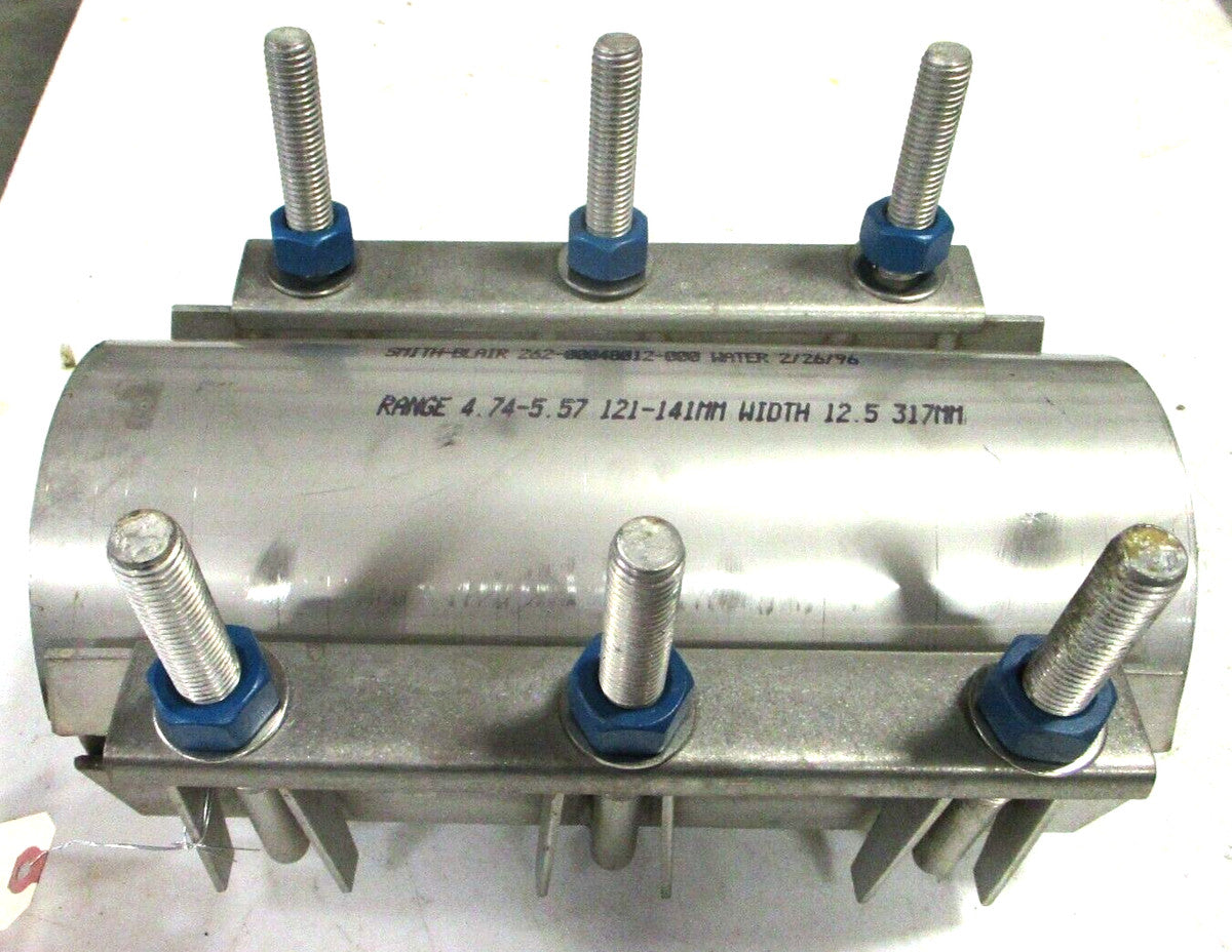 SMITH-BLAIR 262 Full Stainless Pipe Repair Clamp 4" (4.74-5.57 OD) x 12" Long
