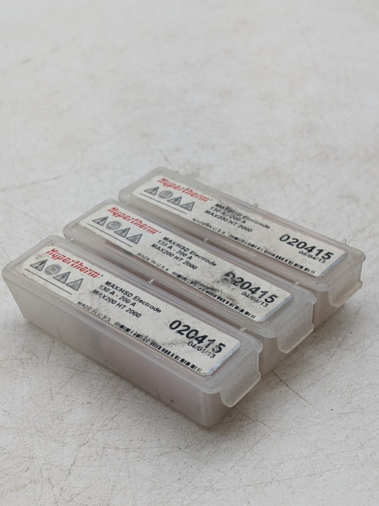 3 Piece Set 020415 MAX/HSD Electrode 130A - 200A Max 200 HT 2000