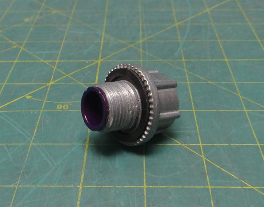 (Incomplete) RACO 1/2"-14 NPT Die Cast Zinc Conduit Hub for 1/2" Conduit