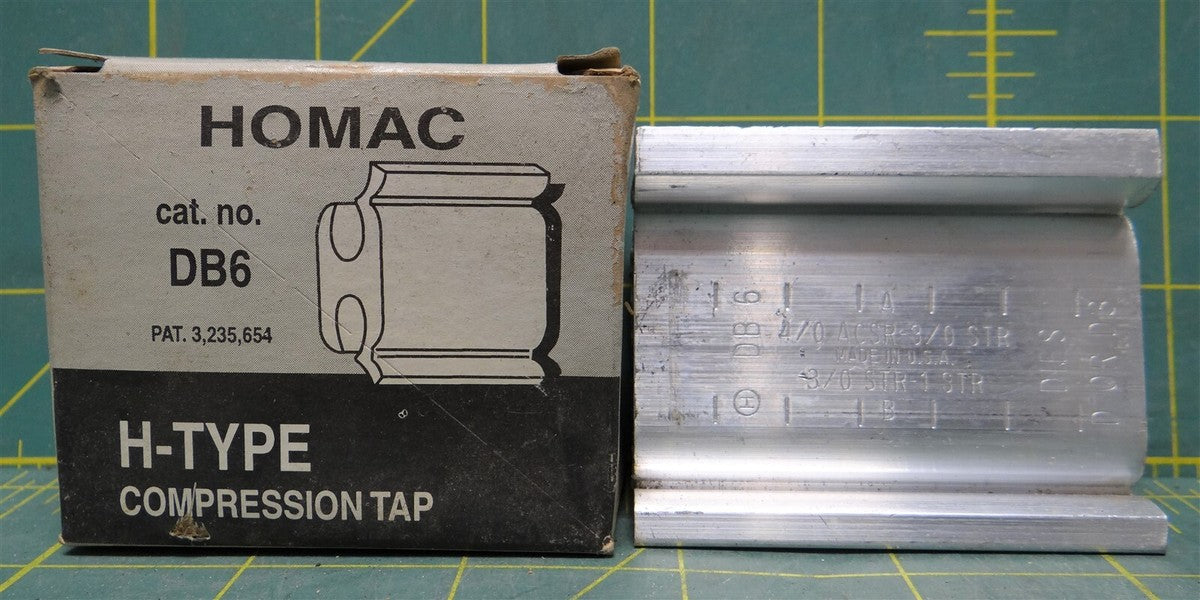 Thomas and Betts HOMAC DB6 H-Type H-Frame Compression Tap, D, D3 Die