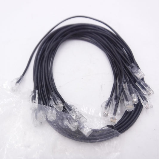 10 Pack 3' Cat6a Ethernet Patch Cables Pure Copper