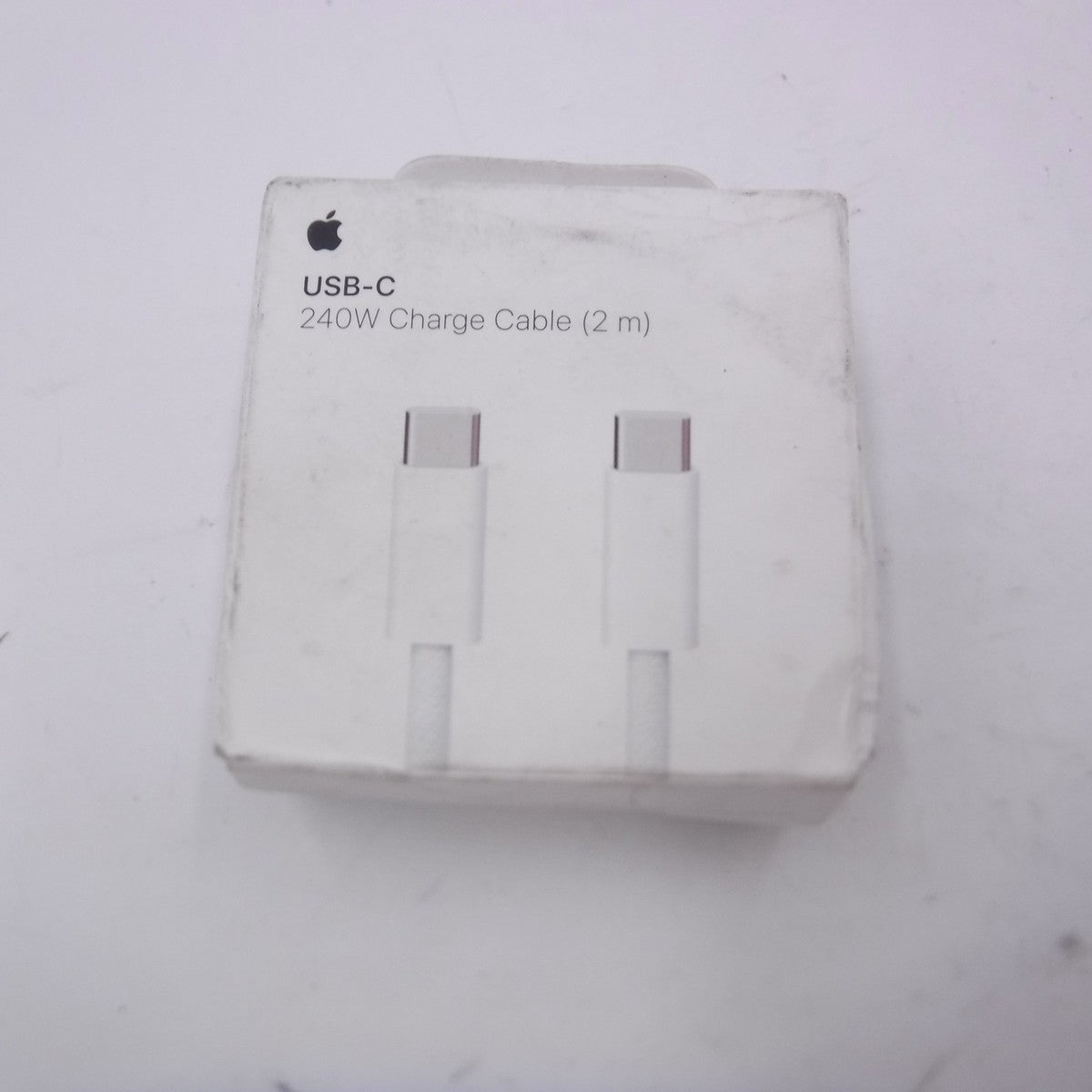 2M Genuine OEM 240W Apple USB-C Woven Charge Cable White