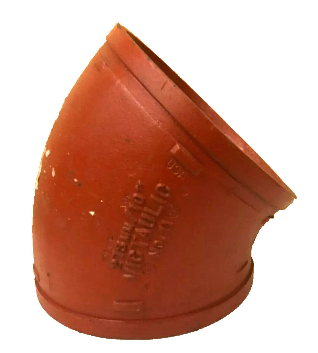 10"  Victaulic Style 11 Elbow 45-Degree Grooved End Pipe Fitting, PN: F100011P00