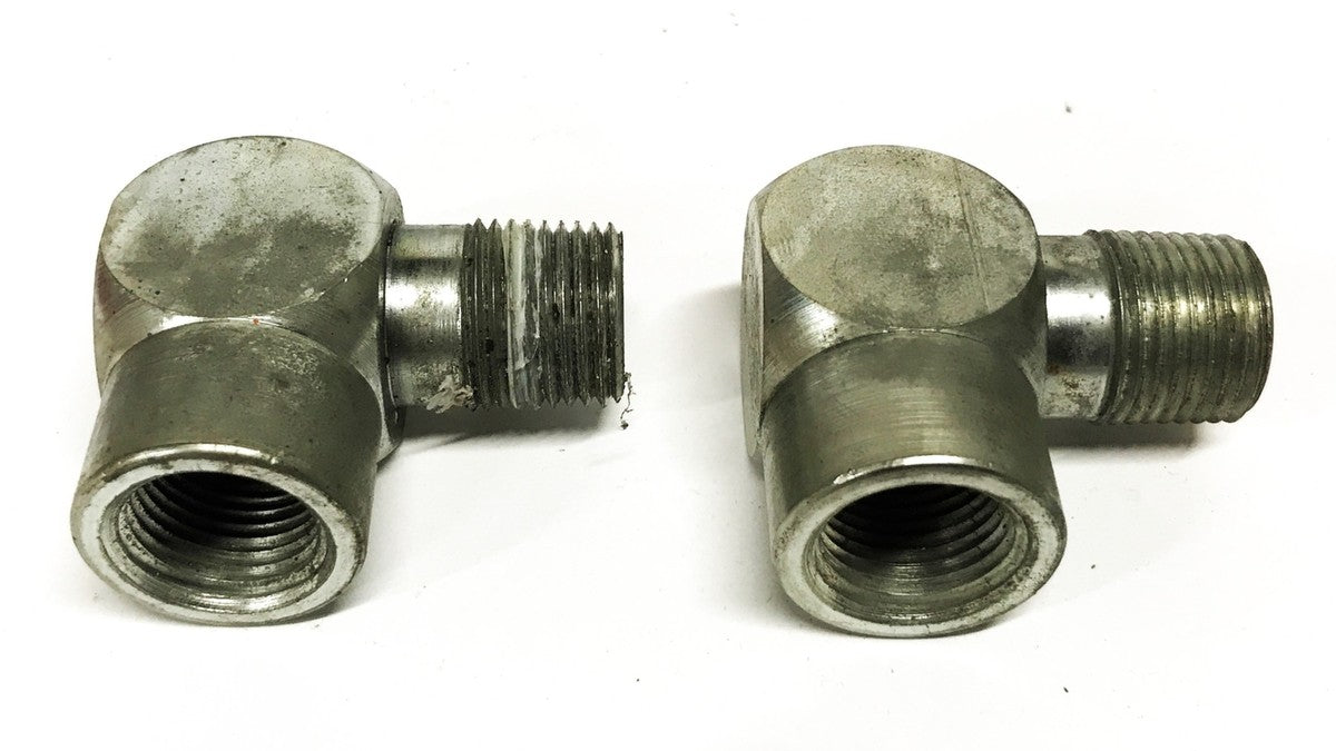 Lenz 1/2 inch Male x 1/2 inch Female 90-degree Elbow [Lot of 2] NOS