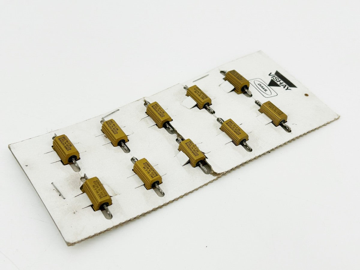 New Lot of 10 Vishay Dale RH-5 Resistor 5W 2.5K OMHS 1%