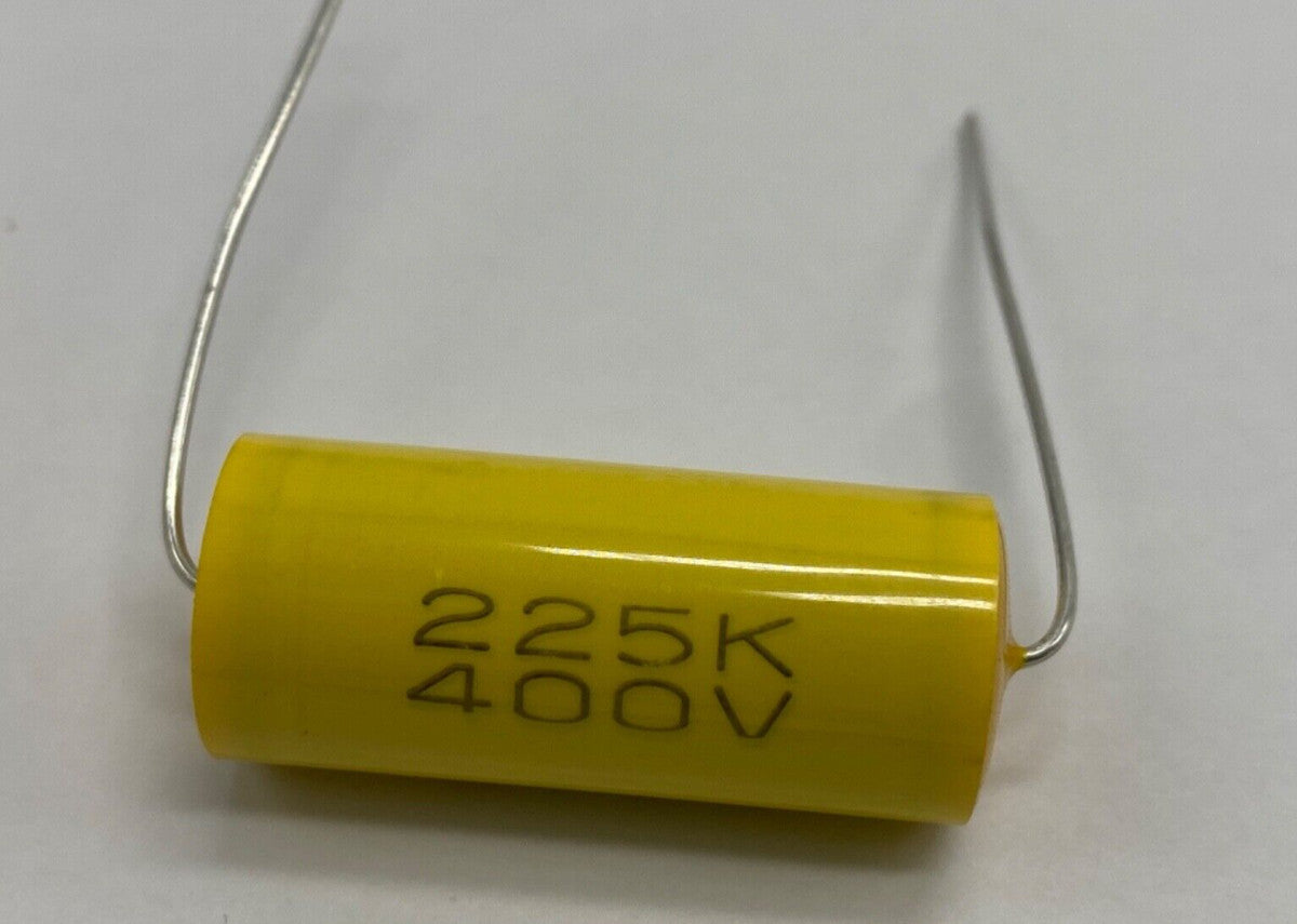 metalized film capacitor axial lead 2.2uf/400V, 225K400V