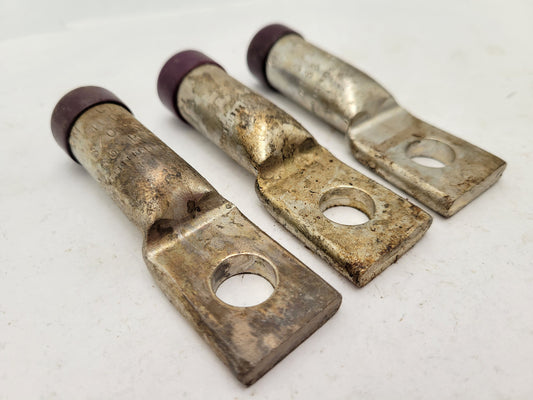 3Pc 3M 40041 Aluminum Compression Lug 1-Hole 3/0 STR