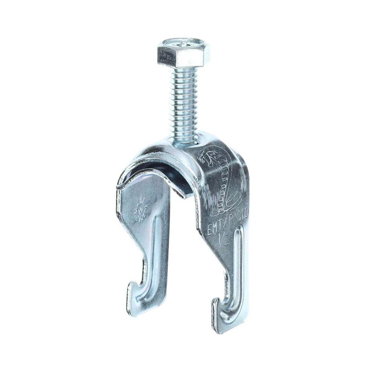 (8) THOMAS & BETTS CPC050 1/2" Superstrut Plated EMT & Rigid Cable & Pipe Clamp