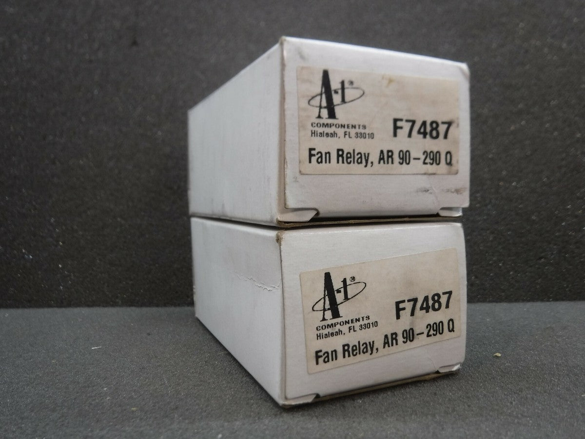 A-1 Components, F7487, Fan Relay, AR 90-290 Q (New-Open Box) * Lot of 2 *