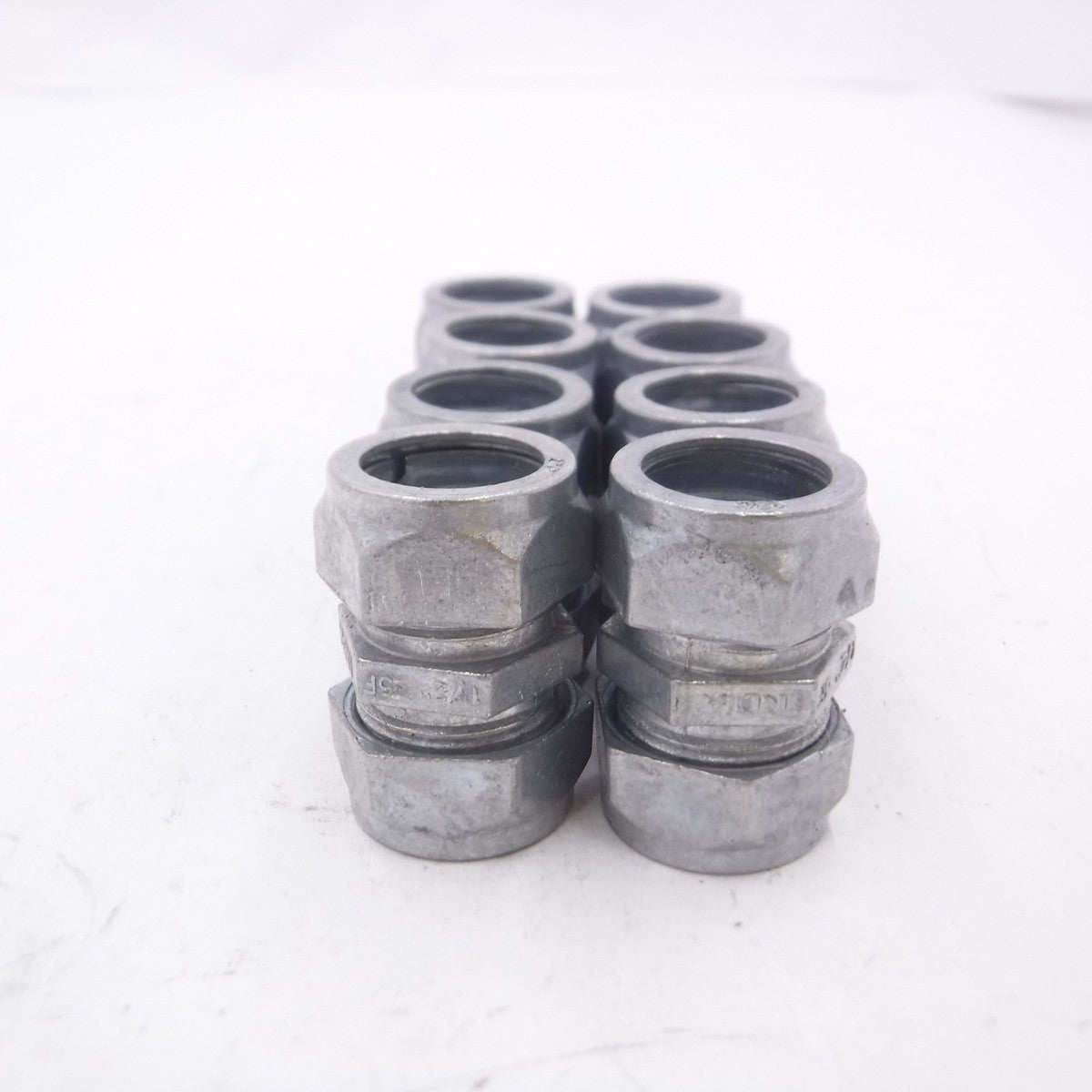 8 Pack 1/2" Electrical Compression Conduit Coupling