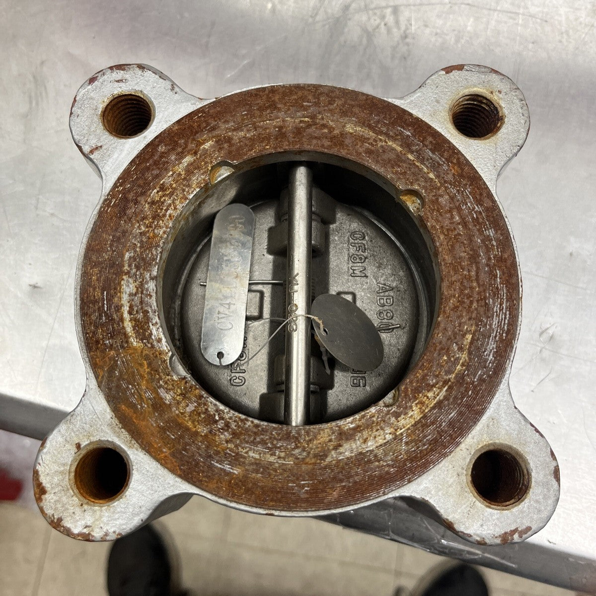 3" Titan Flow Control Model CV42-CS-S-S-3-3 Body - CS/ Disc - SS/ Seat - Viton