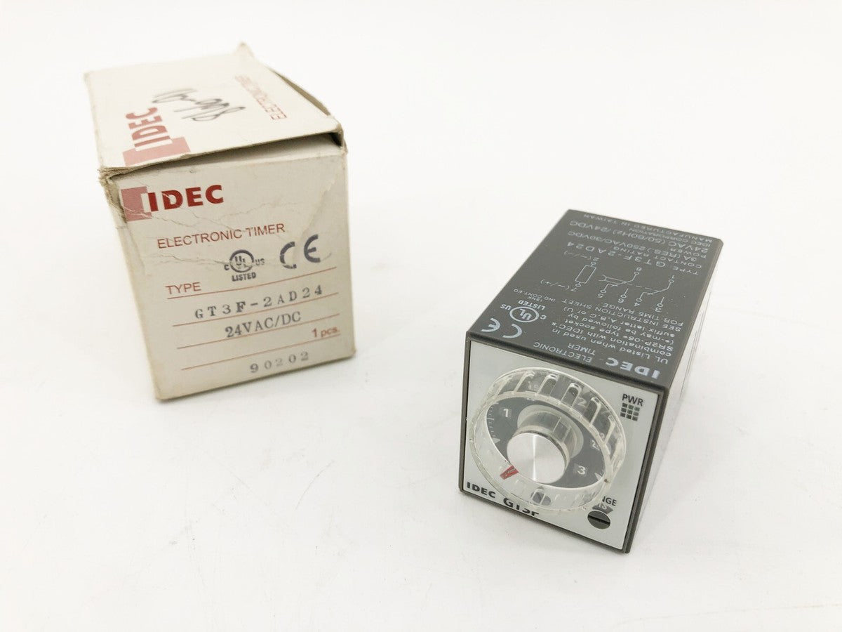 New Idec GT3F-2AD24 Electronic Timer 24VAC/DC