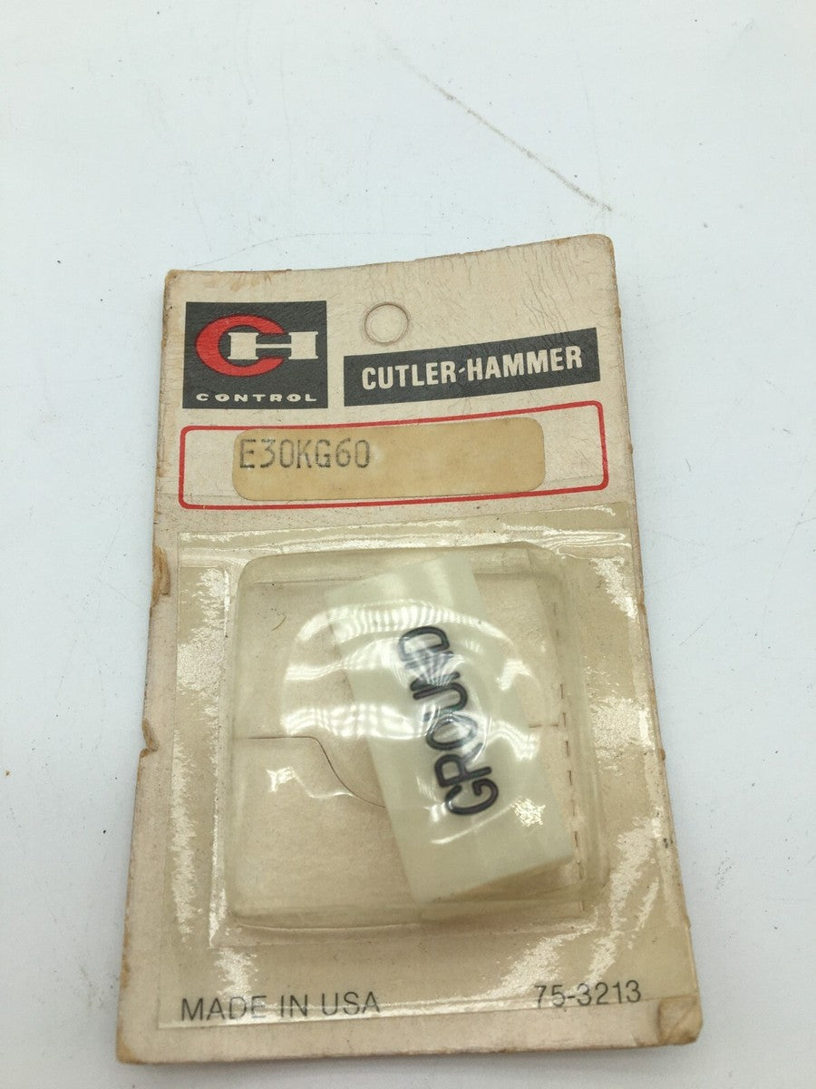 Cutler Hammer E30KG60 Multifunction Operator Lens Push Button Type-G White Blank