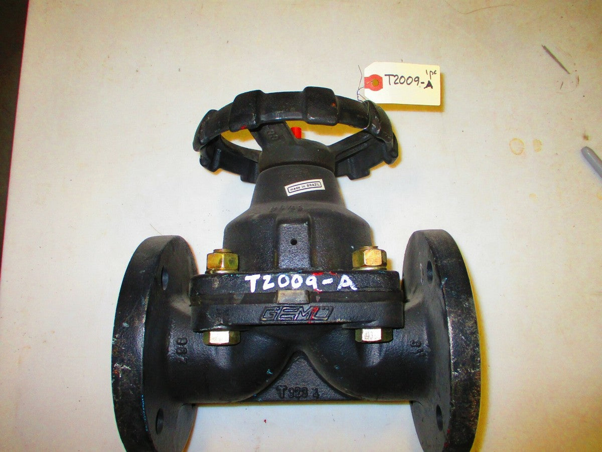 GEMU 675 Diaphragm Valve 3" FF Flanged Ends | Cast Iron Body | EPDM Diaphragm