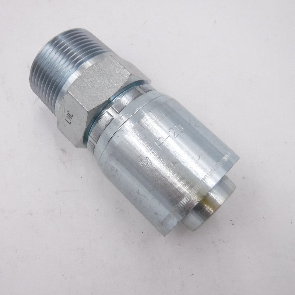 Flextral F-20 1-1/4" Hose x 1-1/4" Male NPTF Hose End Fitting E20-20MP