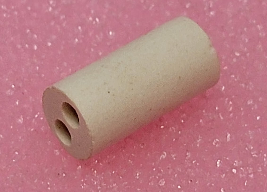 Lot of 10 – Keystone Ceramic Standoffs, 25.5mm Length x 12.5mm Diameter.