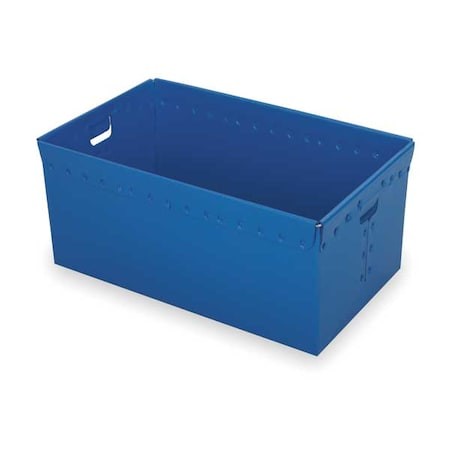 Diversi-Plast 39825 Nestable Storage Container, 22.4 Gal, 30 In L, 19 In W, 12