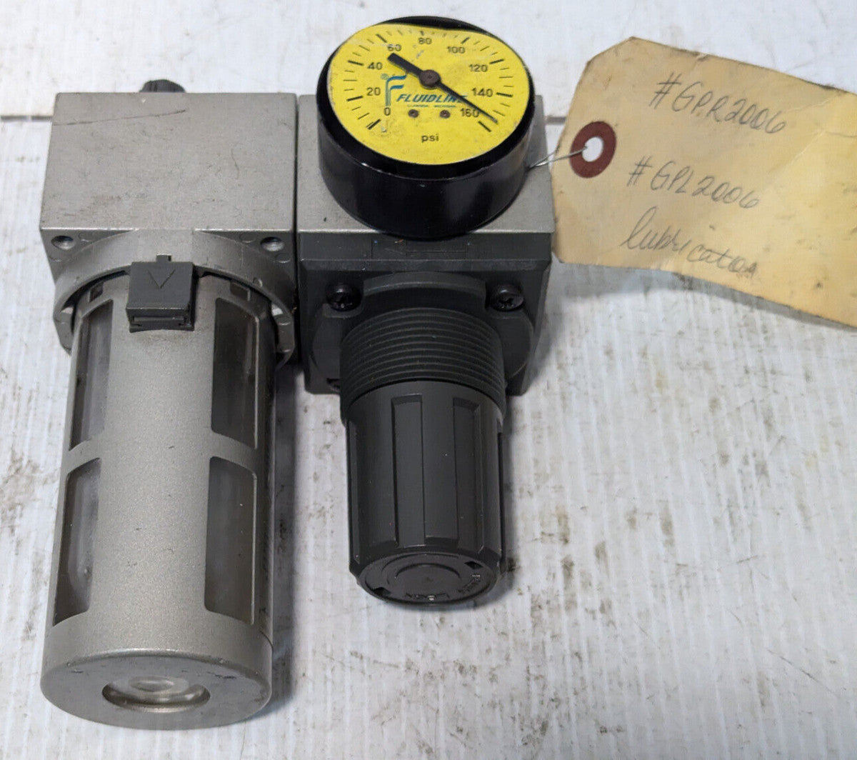 Fluidline L2006, R2006 Lubricator Assembly, 160 psi, Made in USA