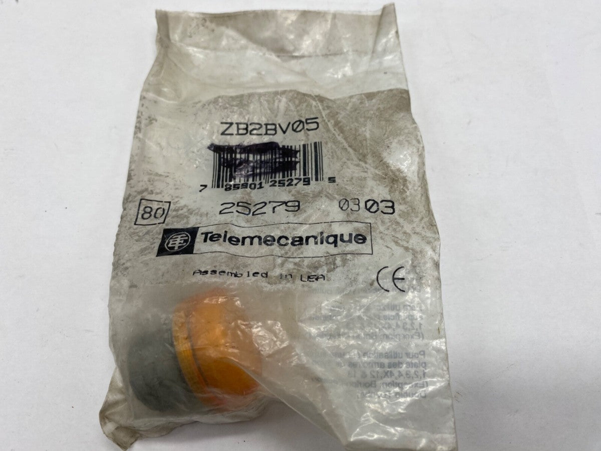 Telemecanique ZB2BV05 amber lens yellow