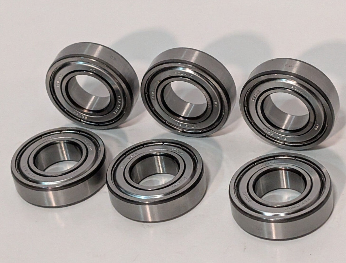 Lot of 6 FLT ISKRA 6205Z Shielded Deep Groove Single Row Ball Bearings