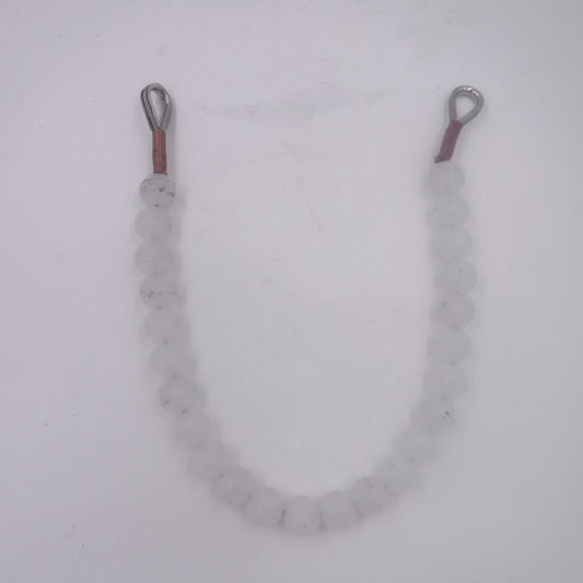 28" Martin's Flag White Flagpole Retainer Rings Keeps Flags Tight to Pole