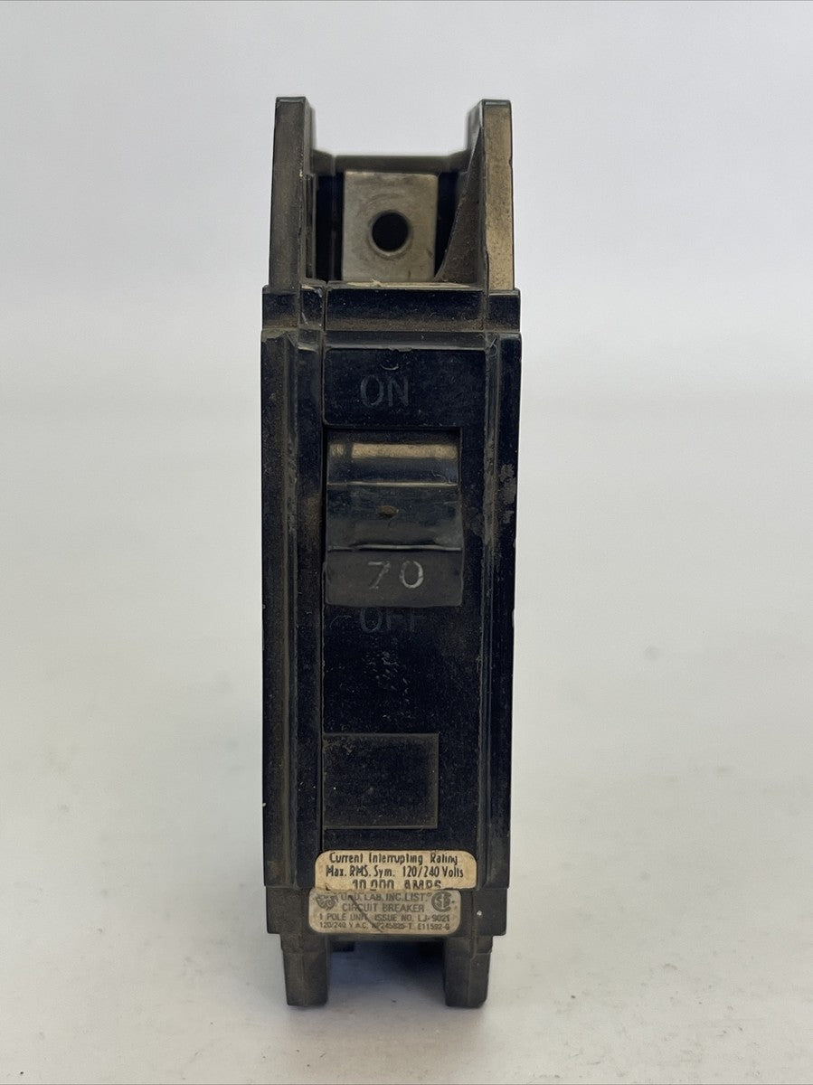 GE THQC1170 CIRCUIT BREAKER 70AMP 1POLE 120/240VAC