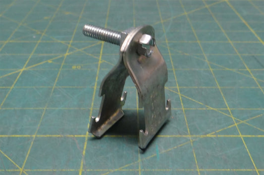 3/4" Power Strut PS1300 Zinc Plated Steel Pipe Clamp, 2-1/4" Long 1-3/4" High