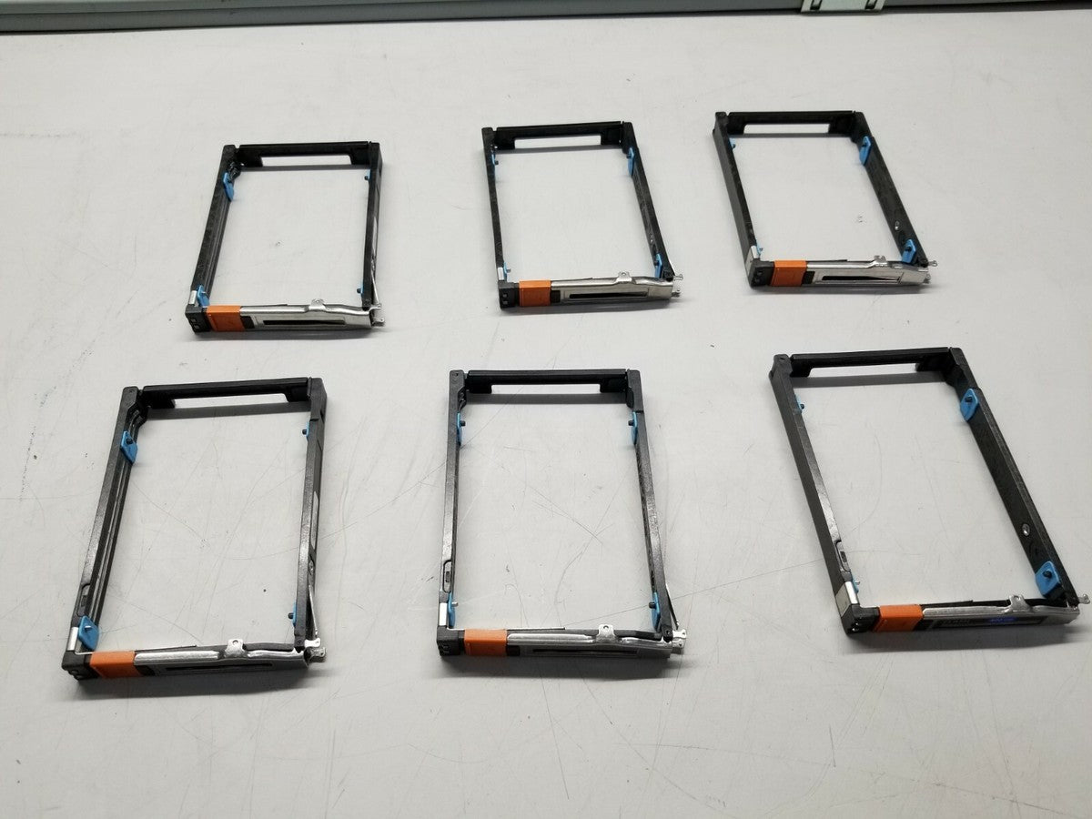 EMC 2.5" HDD Carriers 100-564-740 01 w/ Interposer 303-106-002D Rev.01 Lot of 6