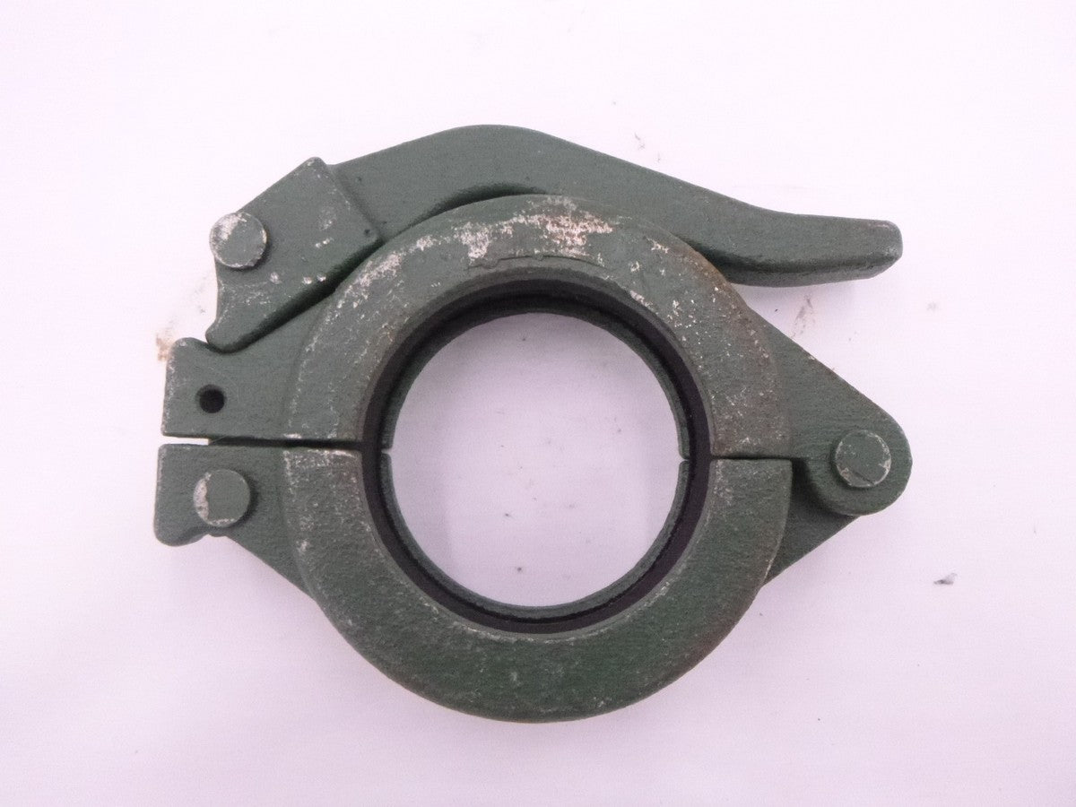 2" Heavy Duty Cast Iron Concrete Hose Coupling Snap Clamp with Gasket