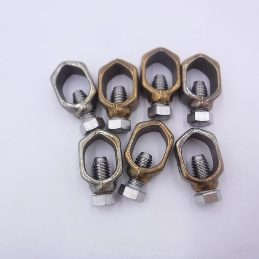 7 Pack Harger 5/8" Ld Ground Rod Clamps 10AWG Solid to 3 AWG Stranded 301LD