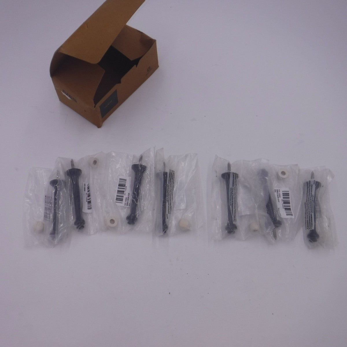 7 Pack IVES 10 Pack IVES Matte Black Base Door Stops 60B622 3-3/4" x 1" x 5/8"