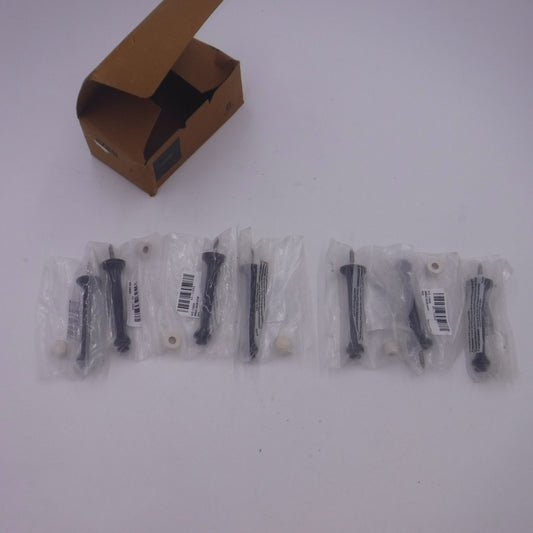 7 Pack IVES 10 Pack IVES Matte Black Base Door Stops 60B622 3-3/4" x 1" x 5/8"