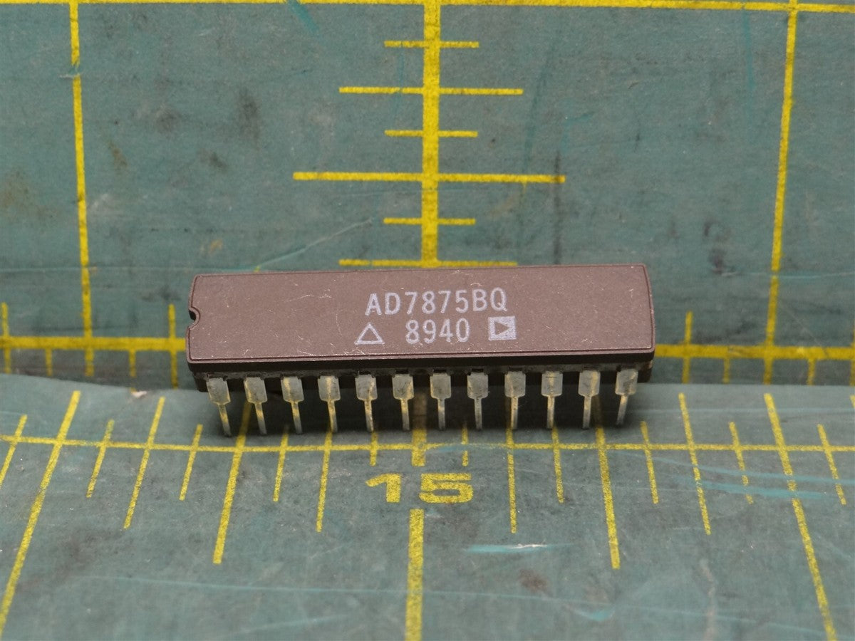 Analog Devices Inc. AD7875BQ 12 Bit Analog to Digital Converter 1 Input 24-CDIP