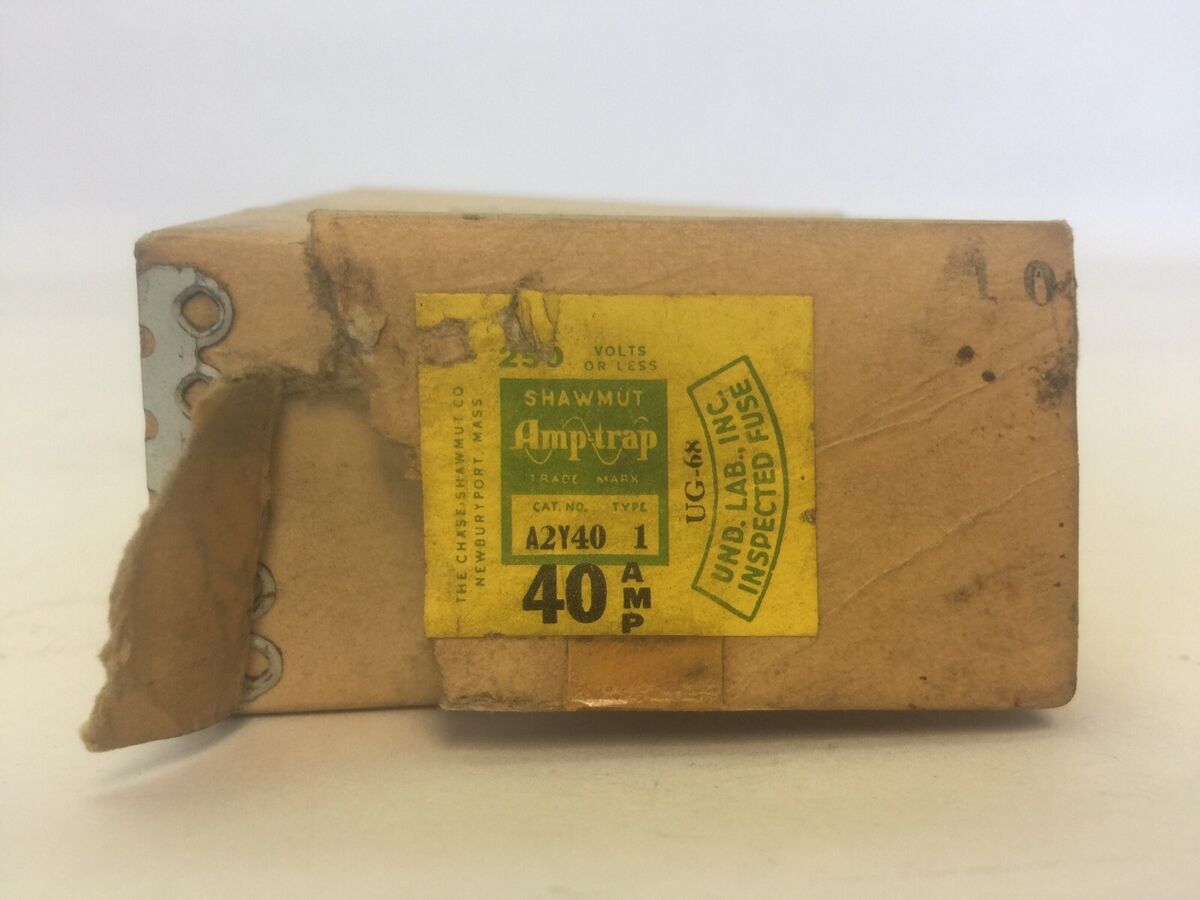 SHAWMUT A2Y40 CURRENT LIMITING FUSE 40AMP 250VAC (LOT OF 10)