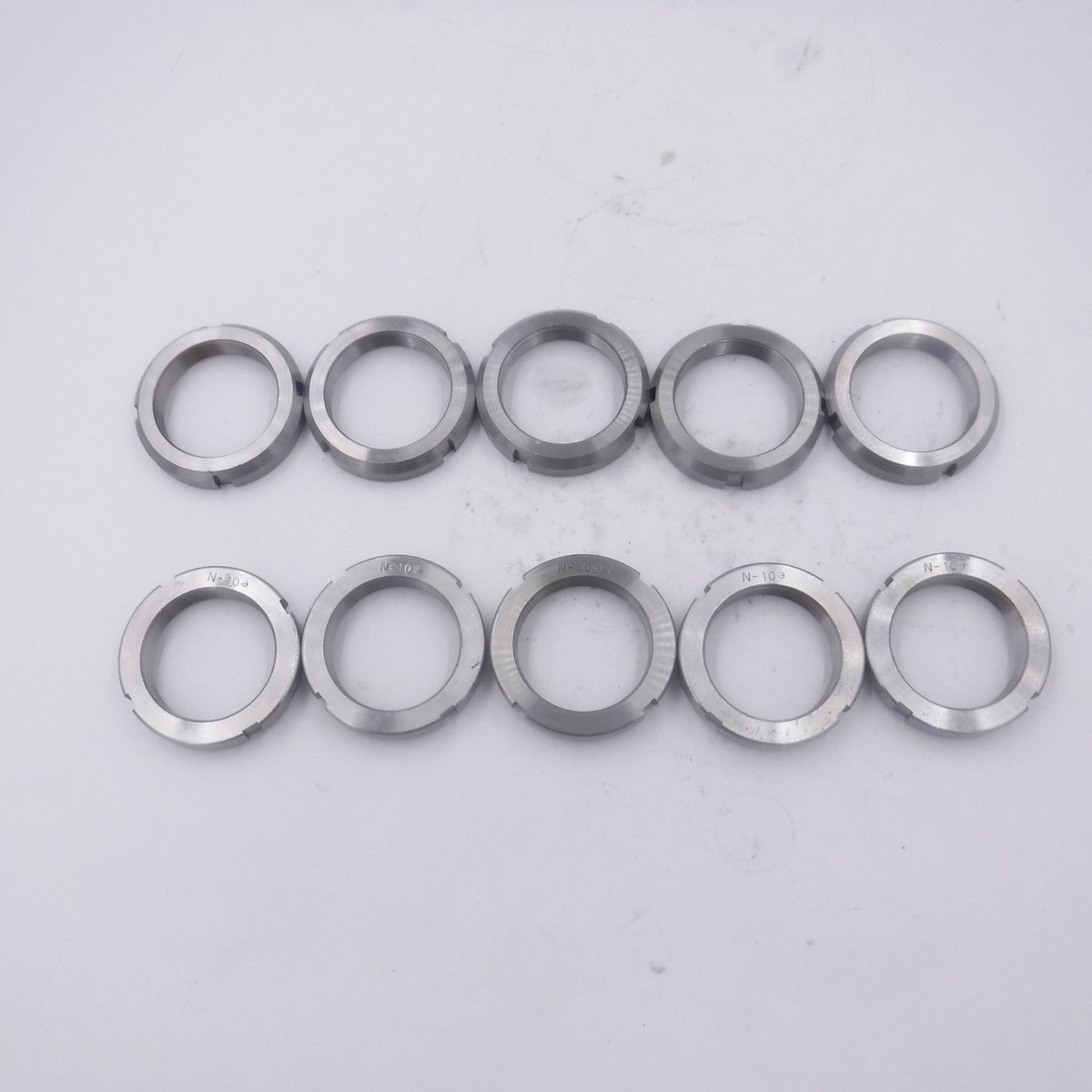 10 Pack SKF N-10 Locking Nuts 1.967-18 in Thread Size 2-11/16" OD  Steel