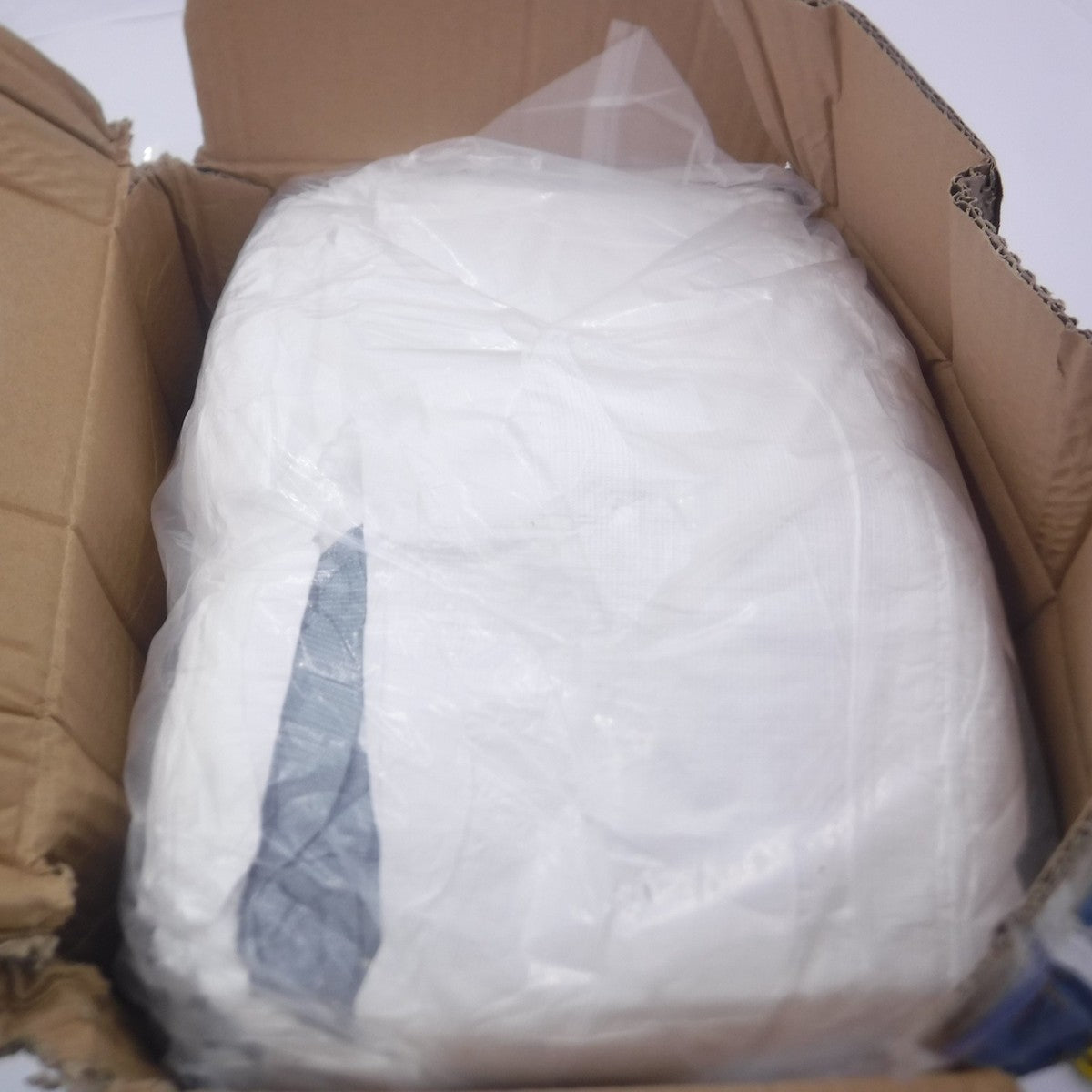 25 Pack Tyvek 400 Hooded Disposable Coverall Attached Skid-Resistant Boots 2XL