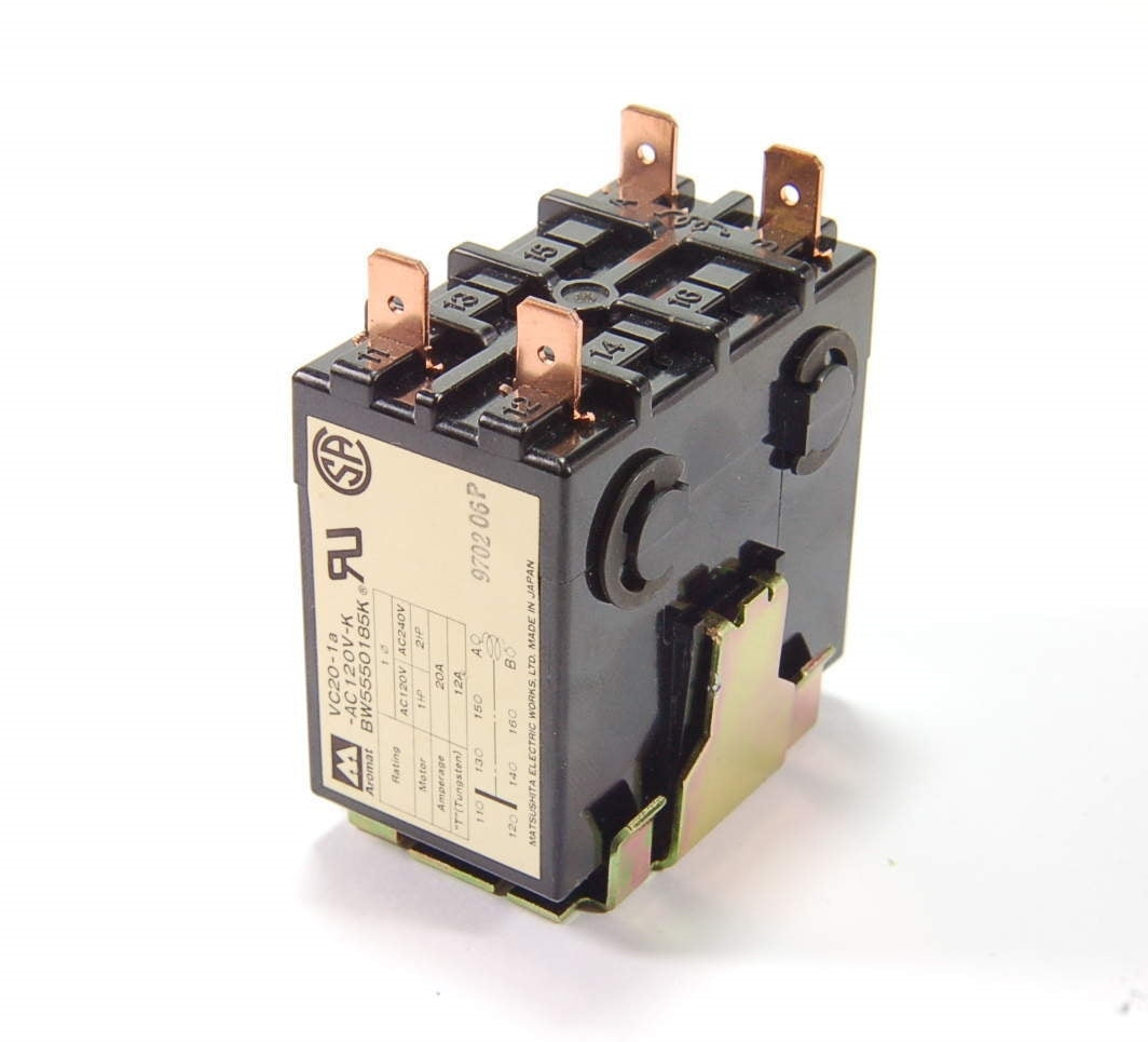 LOT OF 25 - NEW - NAIS AROMAT VC20-1A-AC120V-K Power Relay Contactor: 120VAC 20A