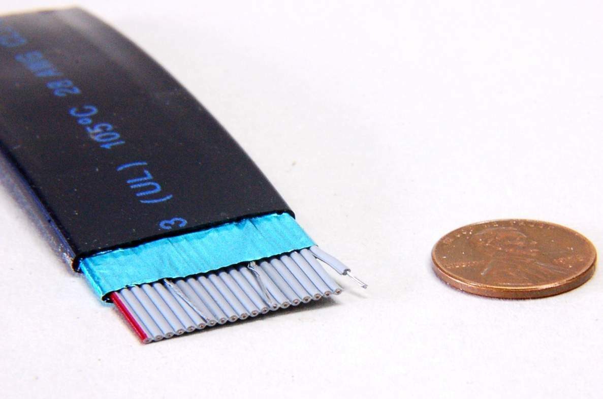 Amphenol Spectra-Guard Jacketed Zip Ribbon Cable 151-2831-020, 28AWG/20C 100'