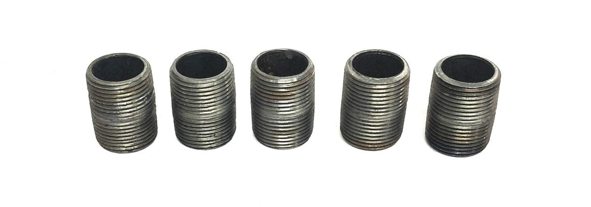 Unbranded 3/4 Inch 14TPI Steel Pipe Nipple 1-3/8 Inch [Lot of 5] NOS