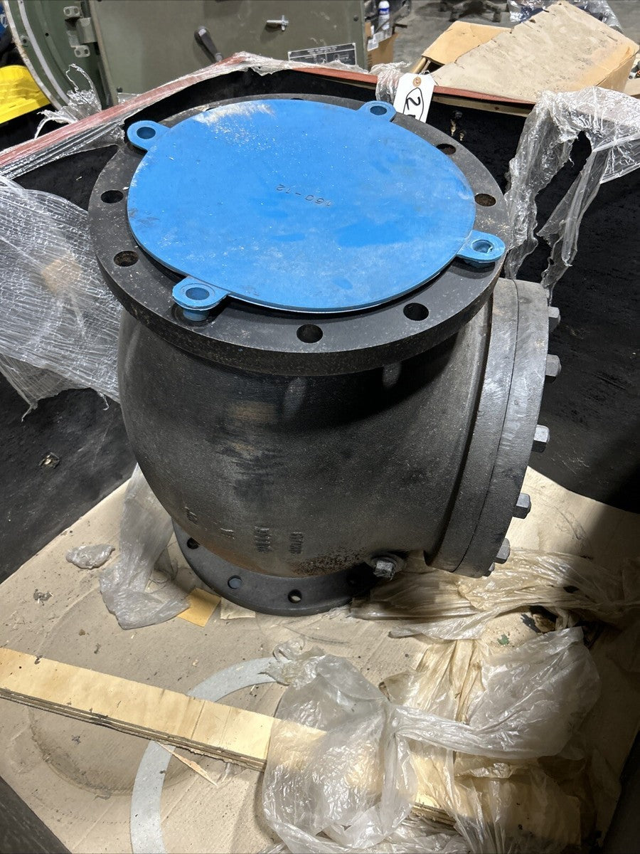 12” CRANE 373-12 FLANGED HORIZ SWING CHECK VALVE 125 Water IRON 27.5”