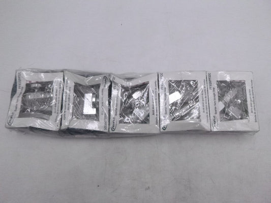 5 pack PROFLO 1/2" PEX x 3/8" OD Angle Stop Quarter 1/4" Turn QT
