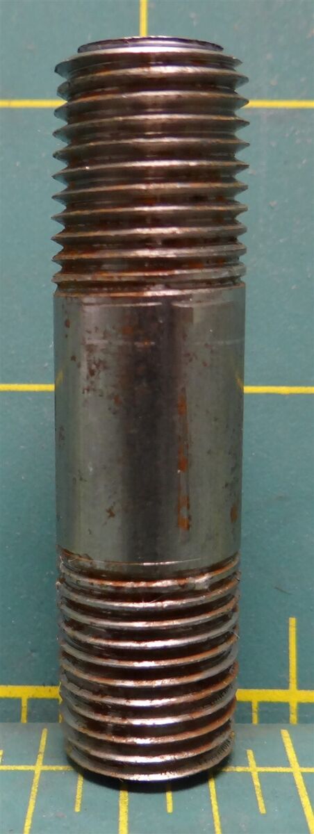 1/4" MNPT x 2" L Steel Pipe Nipple, Fitting, Connector 